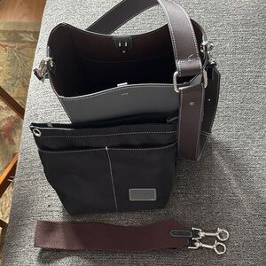 Elegant Black and Brown Women's Tote